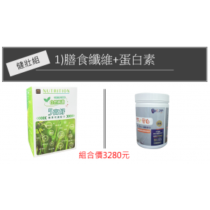 【健壯組】膳食纖維+蛋白素(圖片遺失)